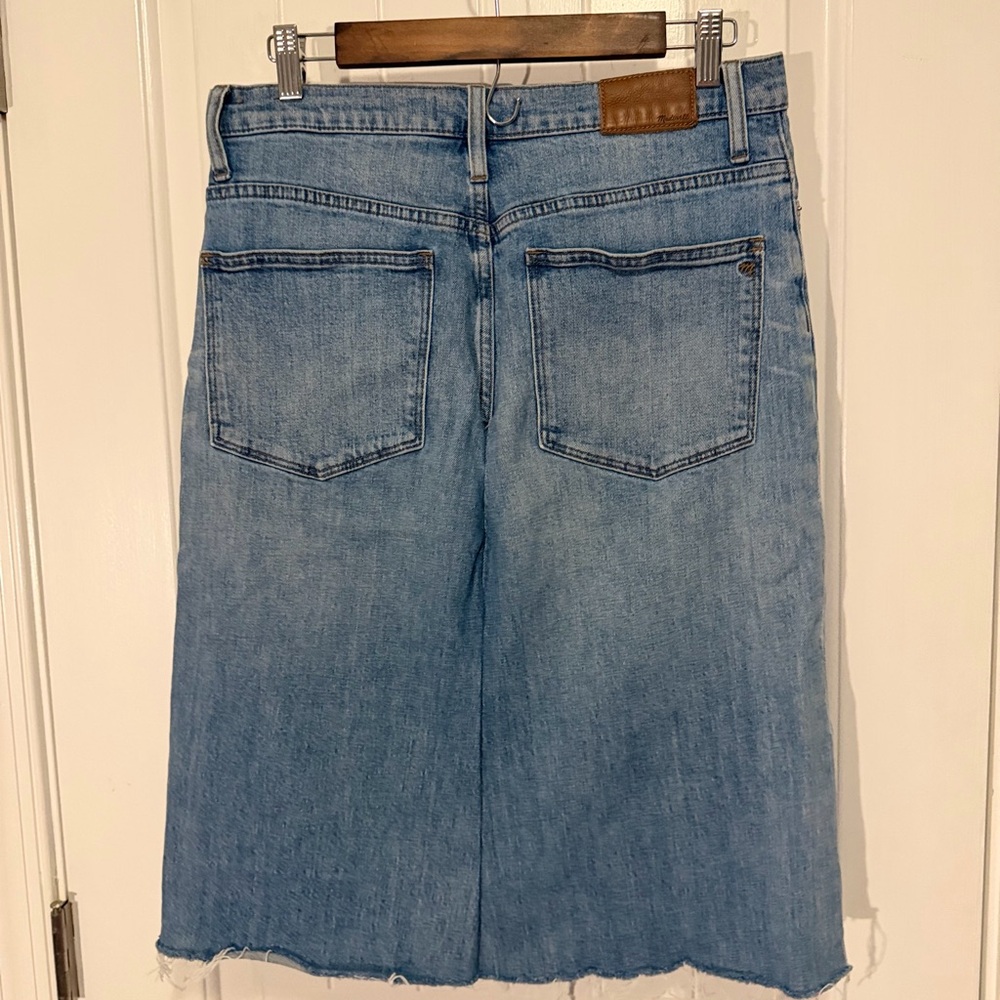 Madewell Blue Denim Skirt, size waist 30 - Picture 8 of 8